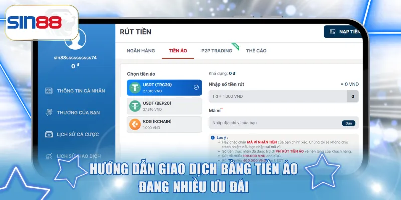 Hướng dẫn giao dịch bằng tiền ảo đang nhiều ưu đãi