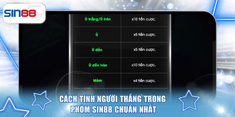 Quy tắc thắng trong Tá lả dễ hiểu